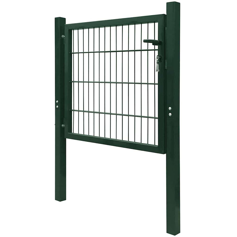 Load image into Gallery viewer, Vidaxl poort 100x100 cm staal groen