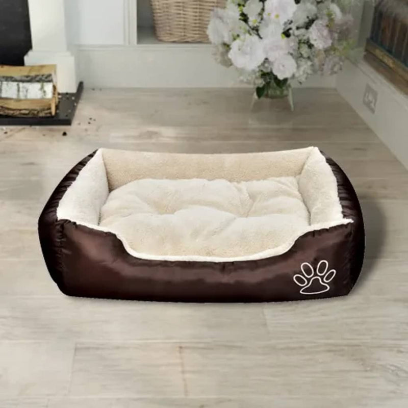 Load image into Gallery viewer, Vidaxl hondenbed bruin en beige xxl