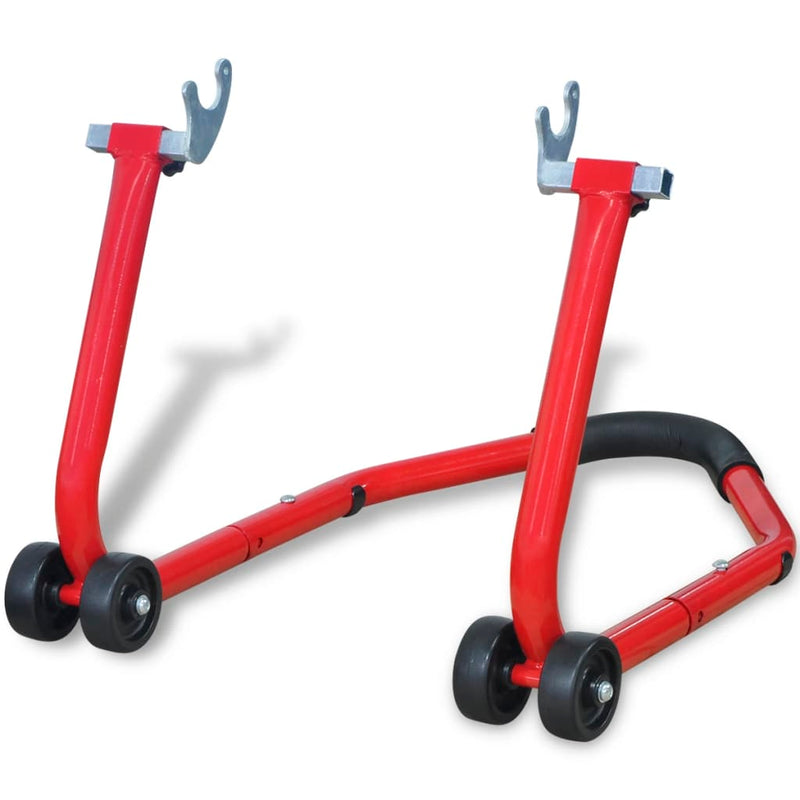 Load image into Gallery viewer, Vidaxl motorfiets achterwiel standaard rood