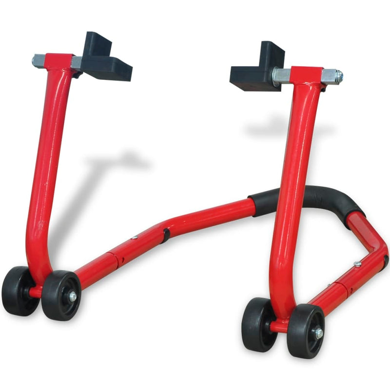 Load image into Gallery viewer, Vidaxl motorfiets achterwiel paddock standaard rood