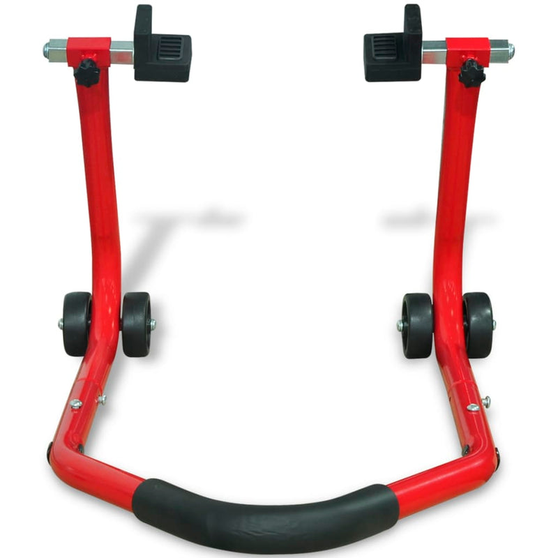 Load image into Gallery viewer, Vidaxl motorfiets achterwiel paddock standaard rood