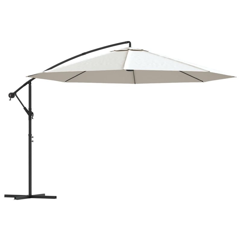 Load image into Gallery viewer, Vidaxl zweefparasol 3,5 m zandwit
