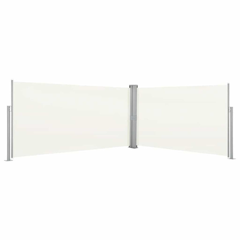Load image into Gallery viewer, Vidaxl windscherm uittrekbaar 160x600 cm crème