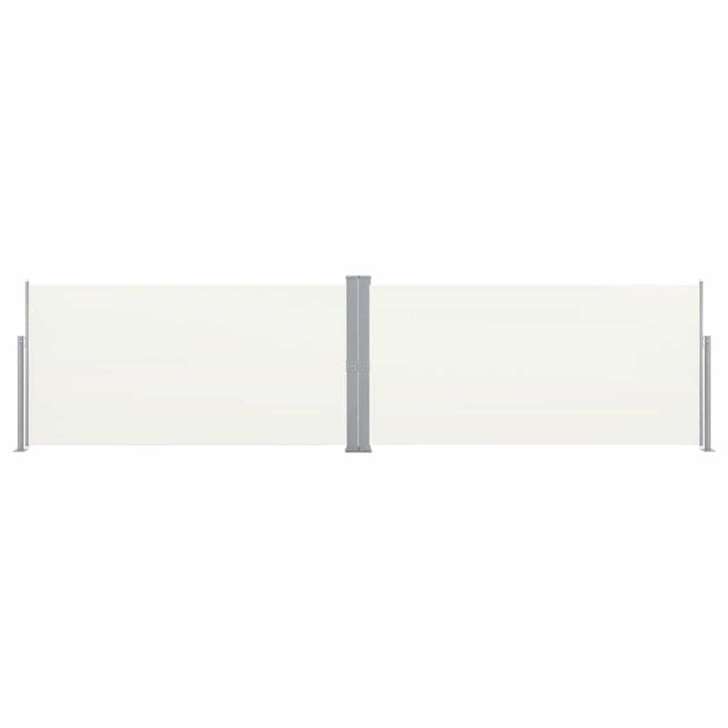 Load image into Gallery viewer, Vidaxl windscherm uittrekbaar 160x600 cm crème