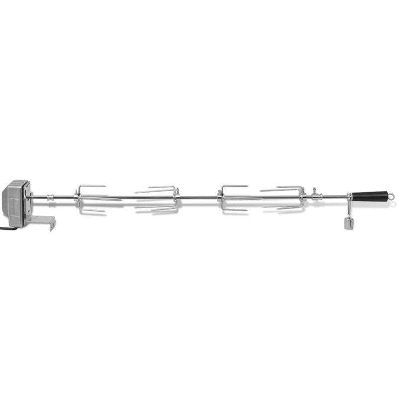 Load image into Gallery viewer, Vidaxl bbq draaispit met motor staal 1000 mm