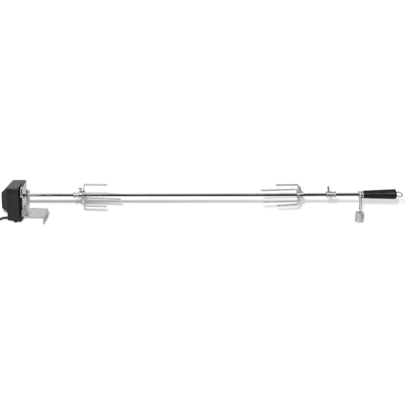 Load image into Gallery viewer, Vidaxl bbq draaispit met motor staal 1200 mm