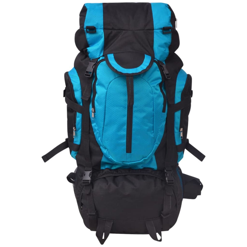Load image into Gallery viewer, Vidaxl rugzak hiking xxl 75 l zwart en blauw