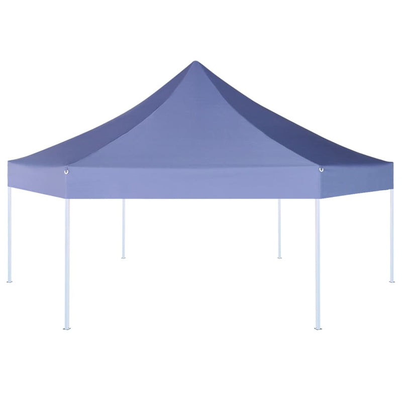 Load image into Gallery viewer, Vidaxl partytent pop-up zeshoekig inklapbaar 3,6x3,1 m donkerblauw