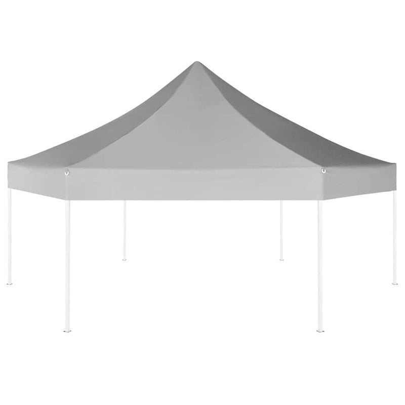Chargez l'image dans la visionneuse de la galerie, Vidaxl partytent pop-up zeshoekig inklapbaar 3,6x3,1 m grijs