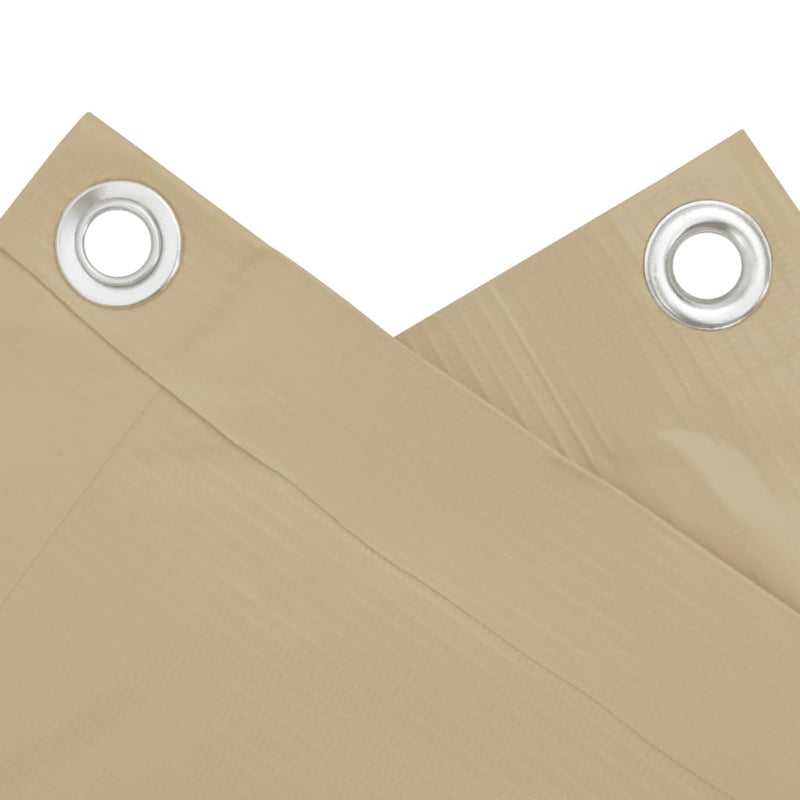Load image into Gallery viewer, Vidaxl balkonscherm oxford textiel 90x400 cm beige