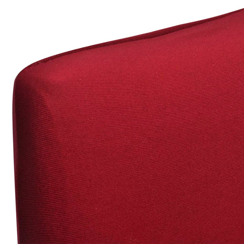 Load image into Gallery viewer, Vidaxl stoelhoezen 4 st stretch recht bordeaux