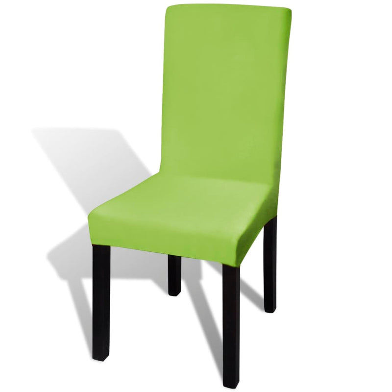 Load image into Gallery viewer, Vidaxl stoelhoezen 4 st stretch recht groen