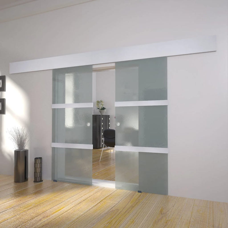 Load image into Gallery viewer, VidaXL Dubbele schuifdeur glas