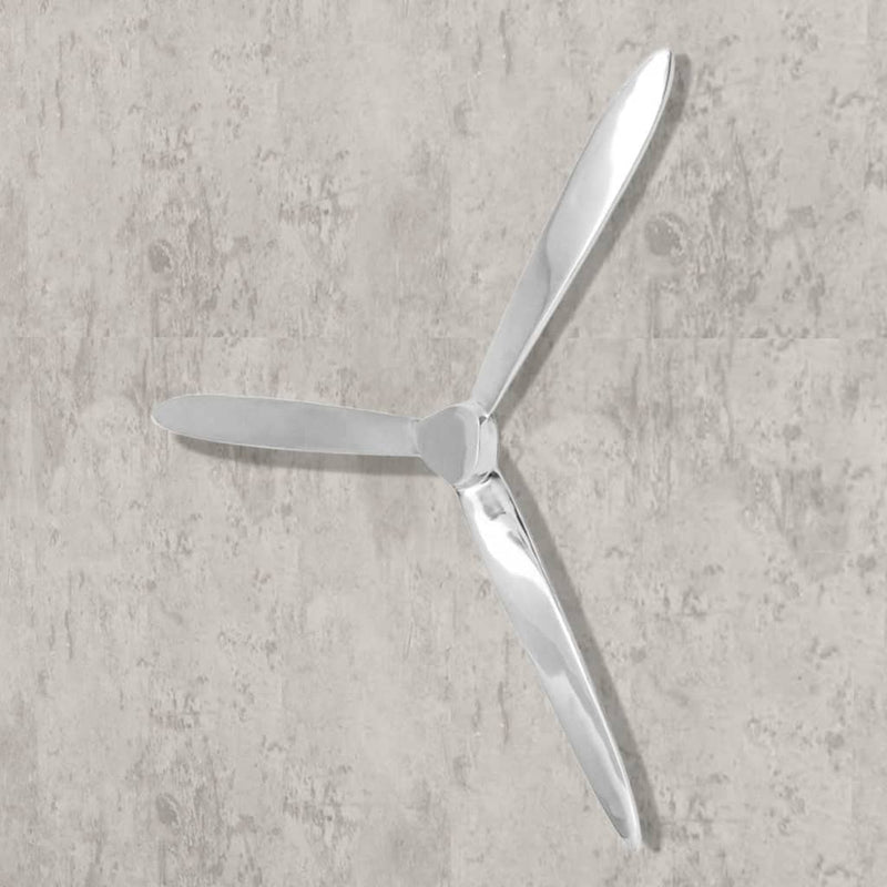 Load image into Gallery viewer, Vidaxl propeller voor aan de muur 70 cm aluminium zilver