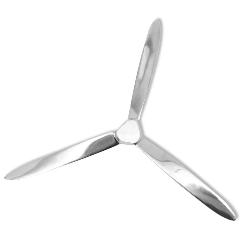 Load image into Gallery viewer, Vidaxl propeller voor aan de muur 70 cm aluminium zilver