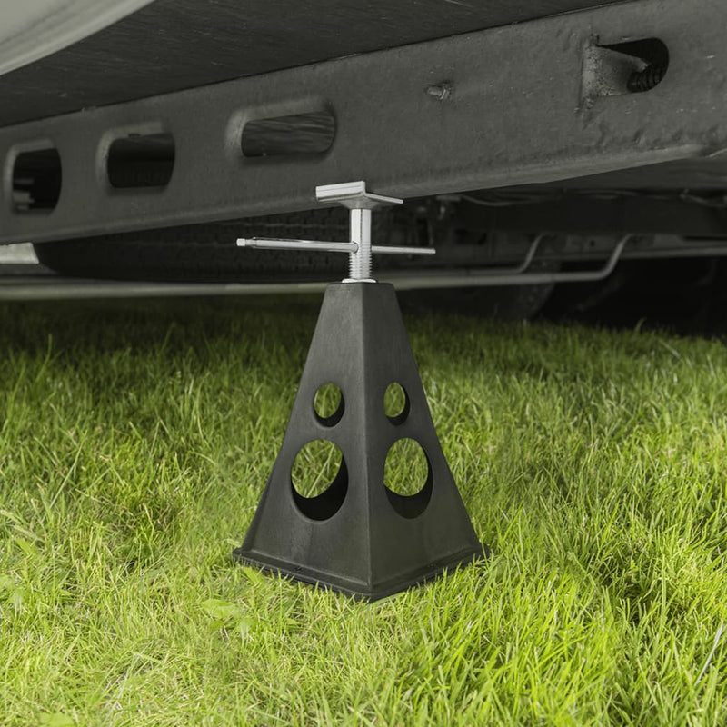 Load image into Gallery viewer, ProPlus Caravanhoeksteunenset tot 3000 kg 4 stuks