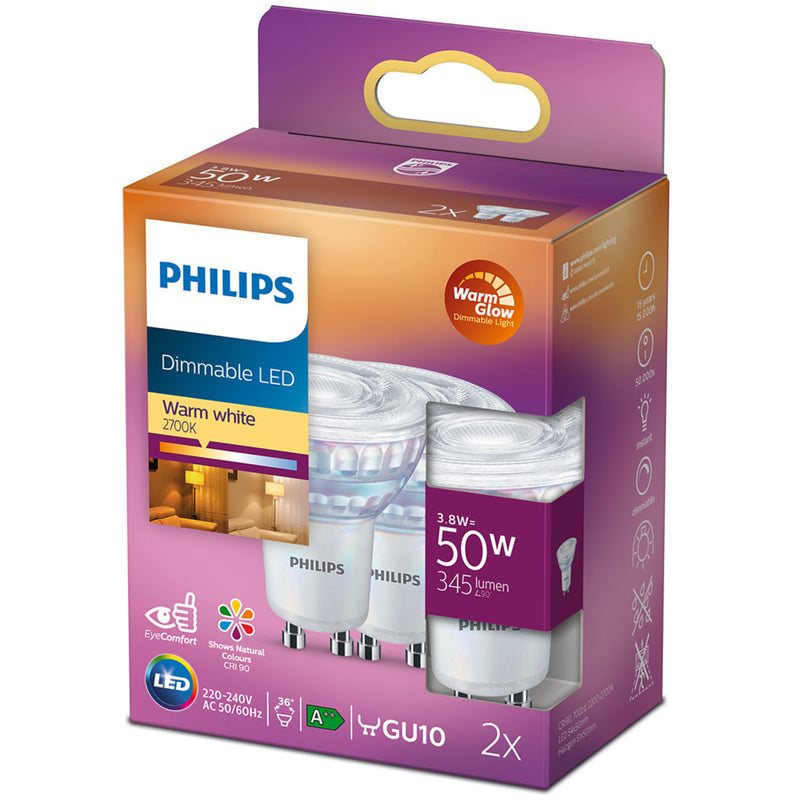 Load image into Gallery viewer, Philips led c90 36d wgd 50w gu10