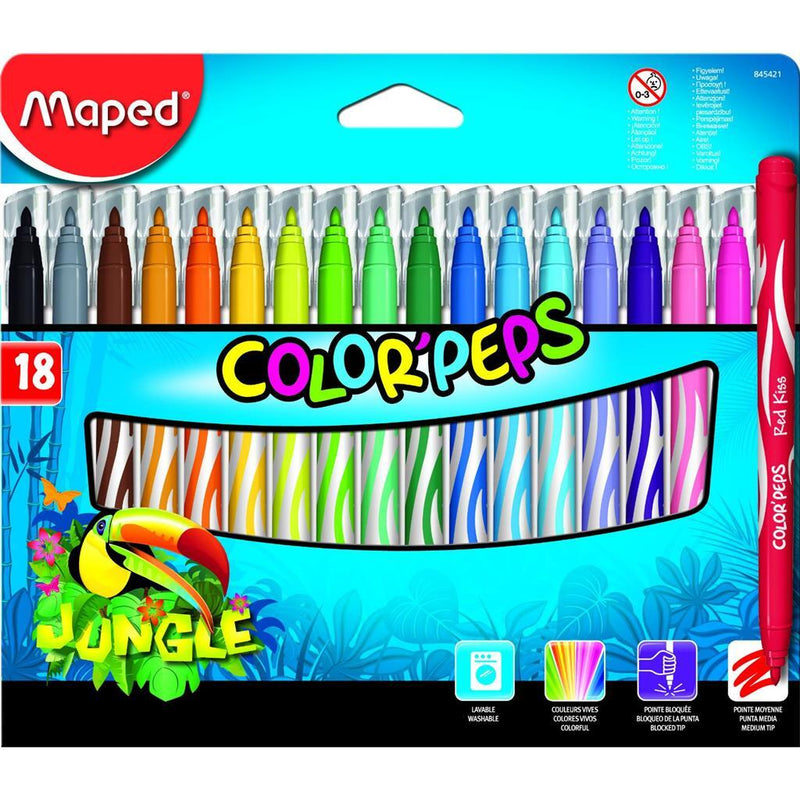 Laden Sie das Bild in Galerie -Viewer, Maped Maped Blowart Pen + 18 Viltstiften