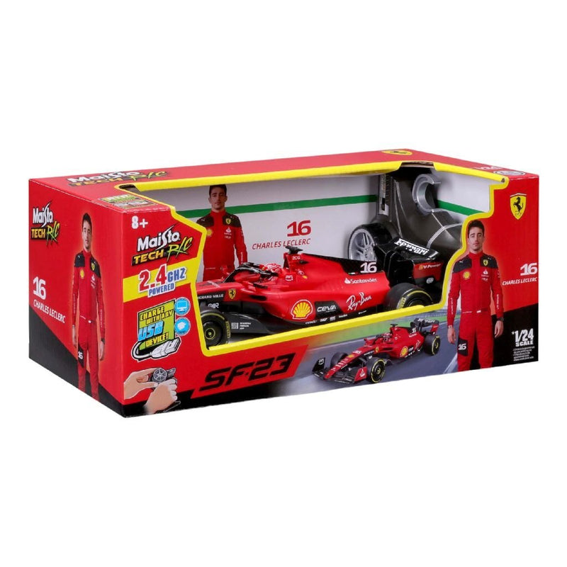 Cargue la imagen en el visor de la galería, Overige merken maisto tech rc ferrari leclerc sf23 1:24