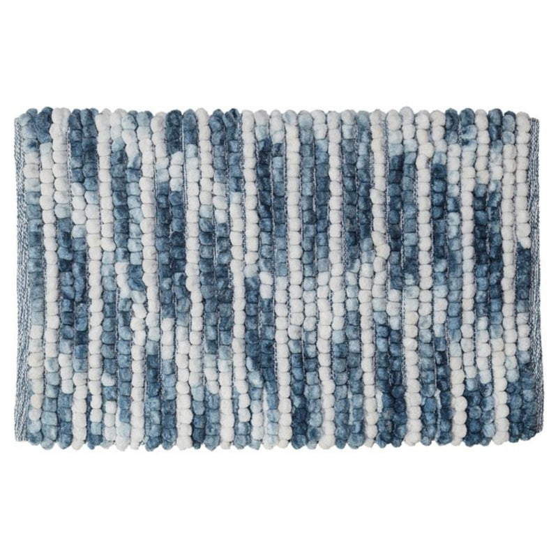 Load image into Gallery viewer, Basic sealskin vintage badmat 50x80 cm blauw
