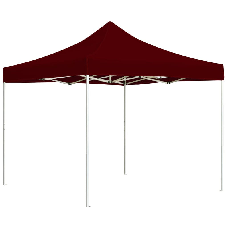 Load image into Gallery viewer, Vidaxl partytent professioneel inklapbaar 3x3 m aluminium wijnrood