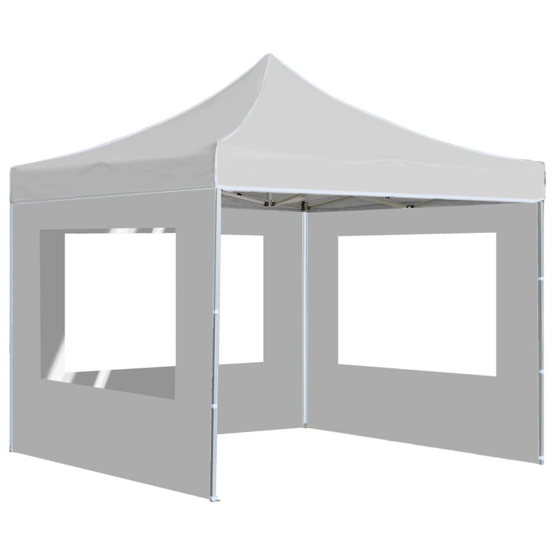 Load image into Gallery viewer, Vidaxl partytent inklapbaar met wanden 3x3 m aluminium wit
