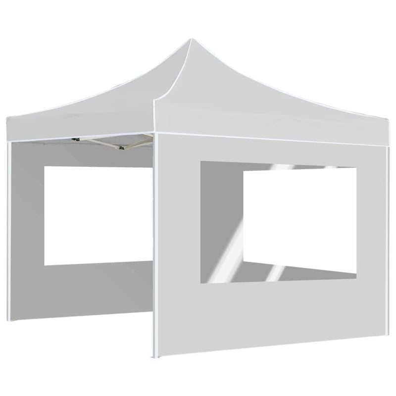 Load image into Gallery viewer, Vidaxl partytent inklapbaar met wanden 3x3 m aluminium wit