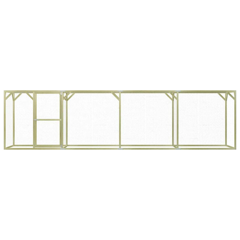 Load image into Gallery viewer, Vidaxl kippenhok 6x1,5x1,5 m staal