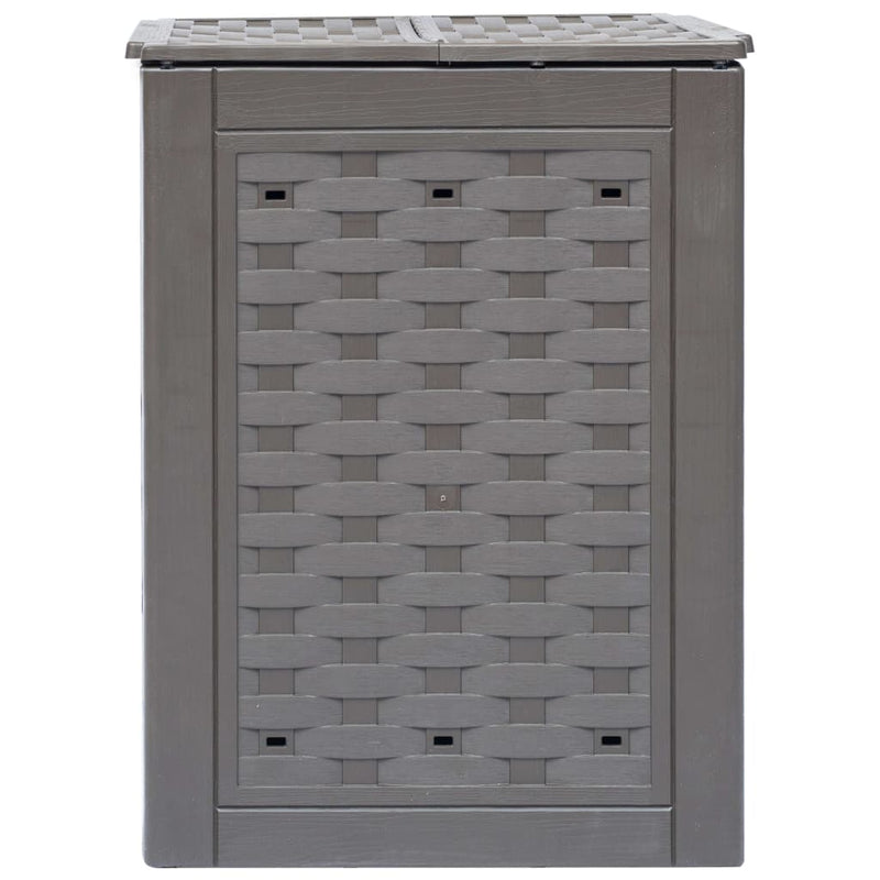 Load image into Gallery viewer, Vidaxl compostbak 300 l 60x60x83 cm kunststof rattan bruin