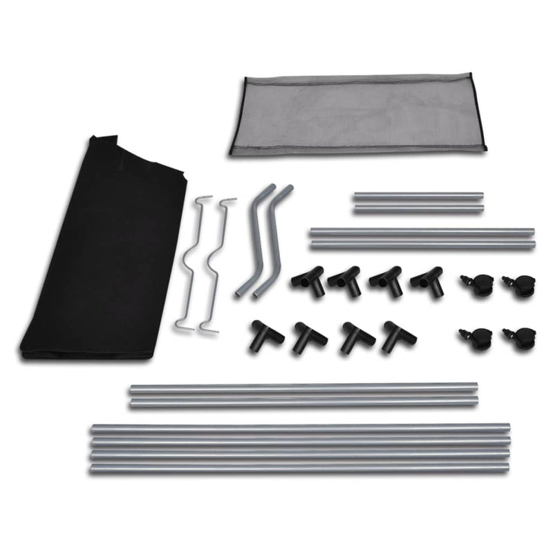 Load image into Gallery viewer, VidaXL Wassorteerders met zakken 2 st zwart en grijs