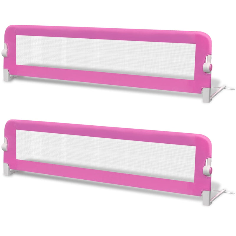 Load image into Gallery viewer, Vidaxl kinderbedhekjes 2 st 150x42 cm roze