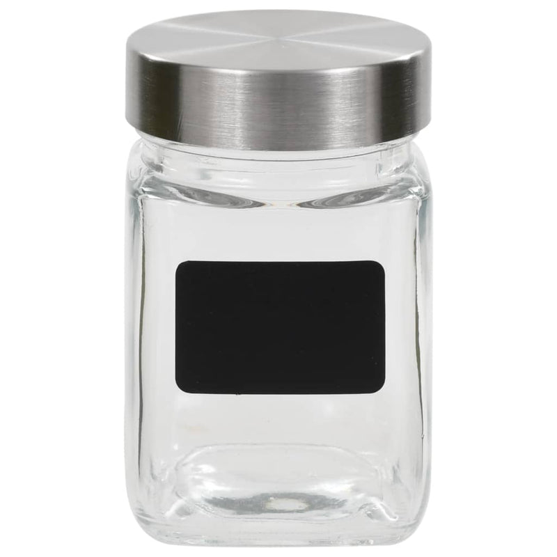 Load image into Gallery viewer, Vidaxl opbergpotten met stickers 12 st 300 ml