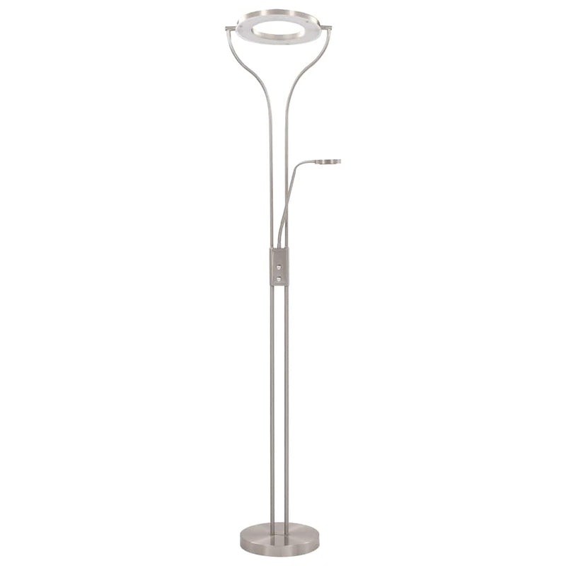 ギャラリービューアに画像をロードする, Vidaxl lamp staand 18 w dimbaar 180 cm zilverkleurig
