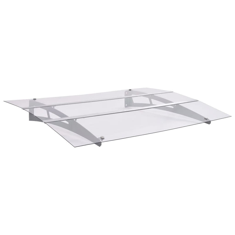ギャラリービューアに画像をロードする, Vidaxl deurluifel 150x90 cm pet zilverkleurig en transparant