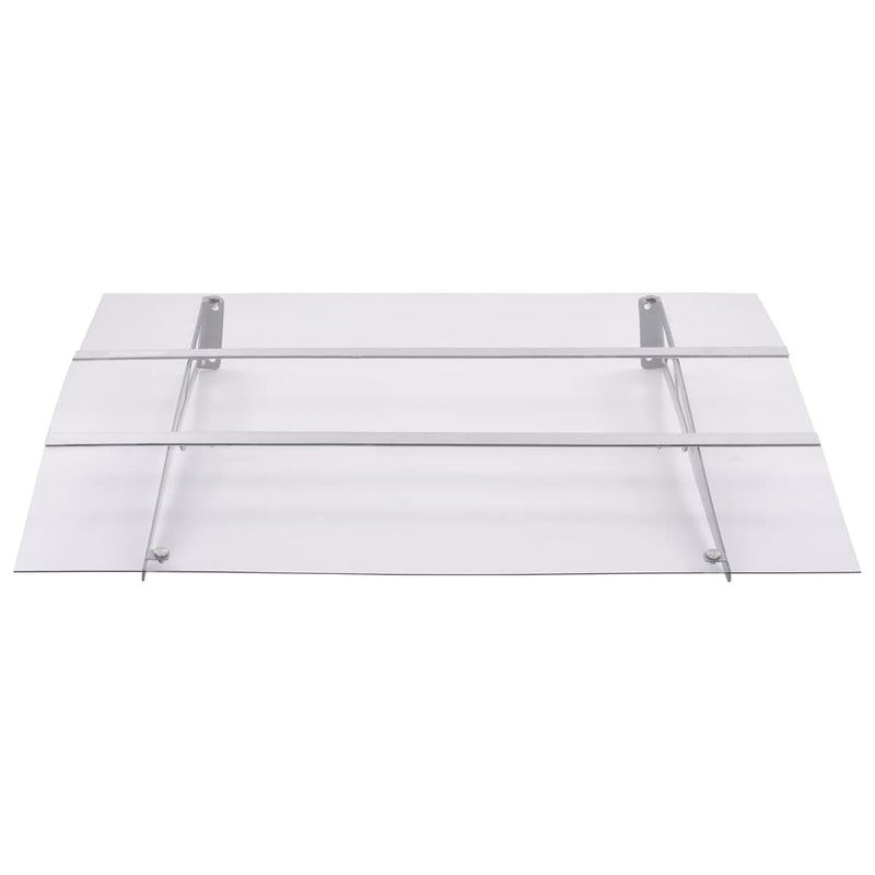 ギャラリービューアに画像をロードする, Vidaxl deurluifel 150x90 cm pet zilverkleurig en transparant