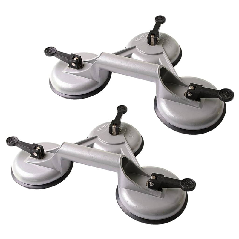 Load image into Gallery viewer, ProPlus Vacuümheffers met 3 zuignappen 2 st aluminium