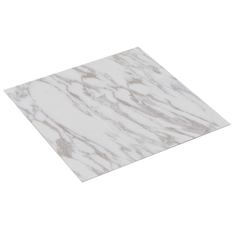 Load image into Gallery viewer, Vidaxl vloerplanken zelfklevend 5,11 m² pvc wit marmerpatroon