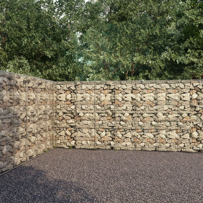Load image into Gallery viewer, VidaXL Schanskorfmuur met deksels 900x50x200 cm gegalvaniseerd staal