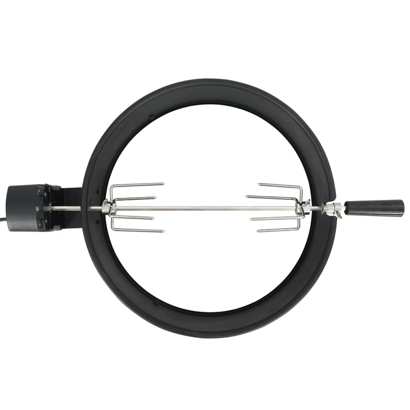 Load image into Gallery viewer, VidaXL BBQ rotisserie ring 47 cm zwart