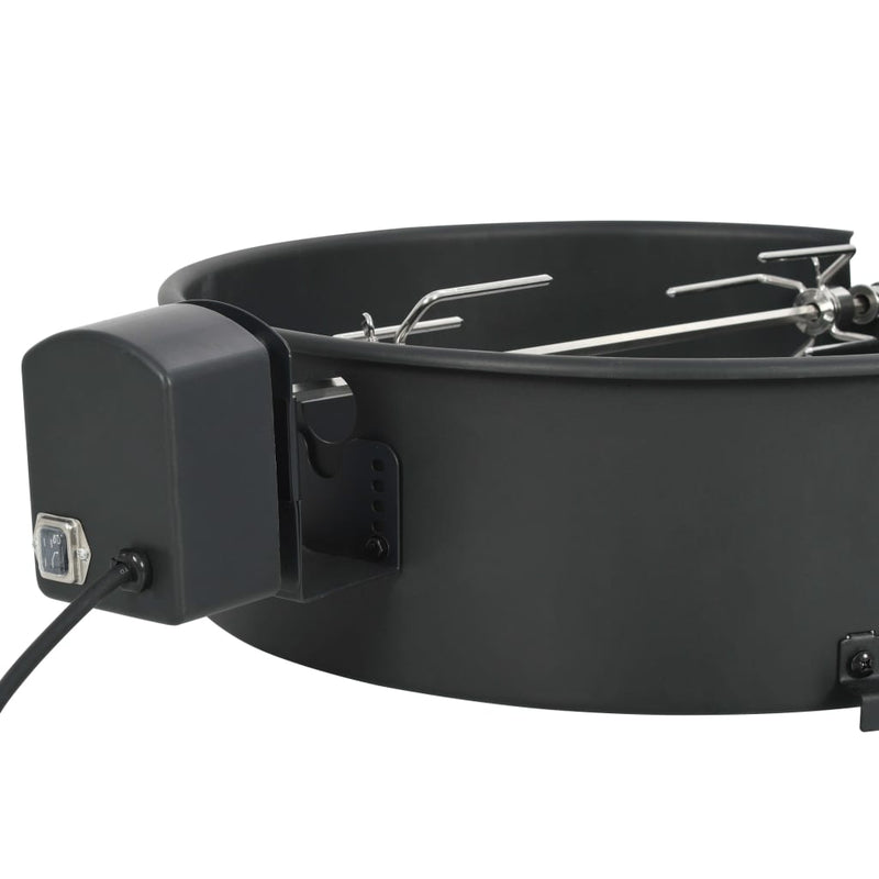 Load image into Gallery viewer, VidaXL BBQ rotisserie ring 47 cm zwart