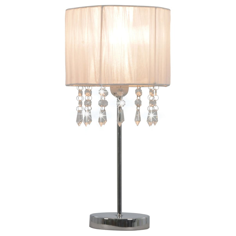 Load image into Gallery viewer, VidaXL Bureaulamp rond E27 wit