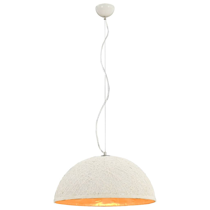 ギャラリービューアに画像をロードする, Vidaxl hanglamp e27 ø50 cm wit en goud