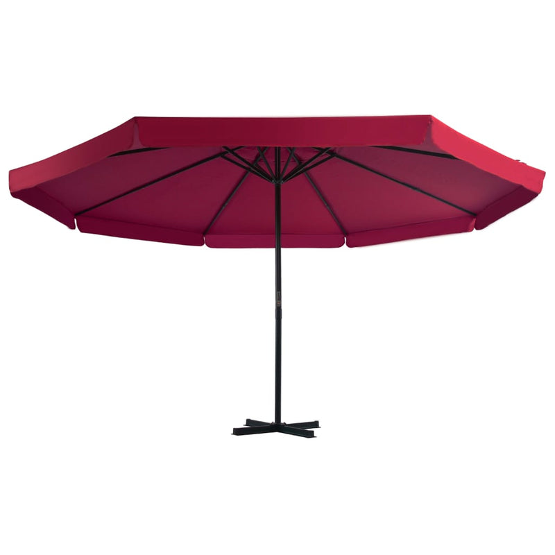 Load image into Gallery viewer, VidaXL Parasol met draagbare voet rood
