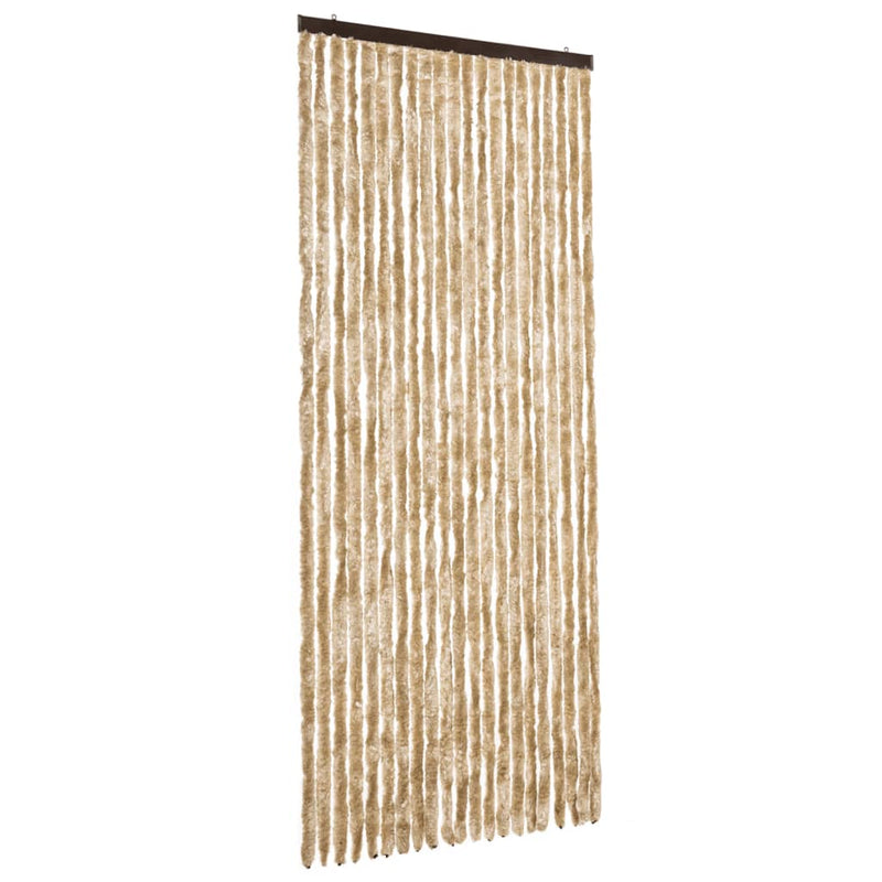 Load image into Gallery viewer, Vidaxl vliegengordijn 90x220 cm chenille beige