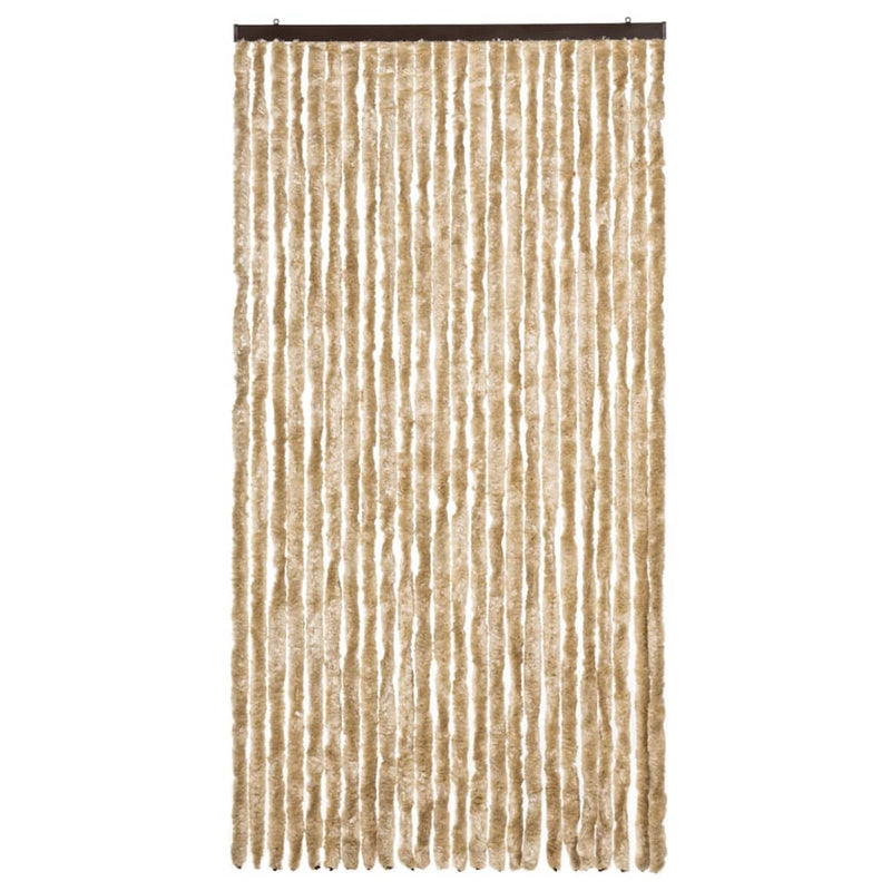 Load image into Gallery viewer, Vidaxl vliegengordijn 100x220 cm chenille beige