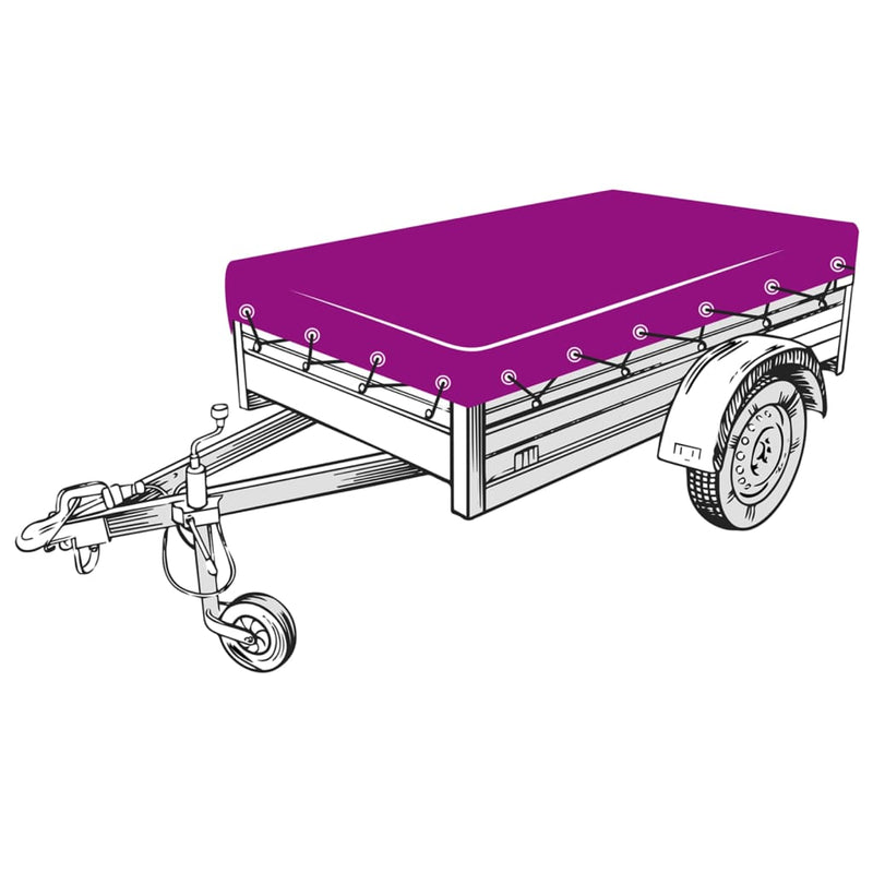 Load image into Gallery viewer, VidaXL Aanhangwagennet 2x3,5 m HDPE zwart