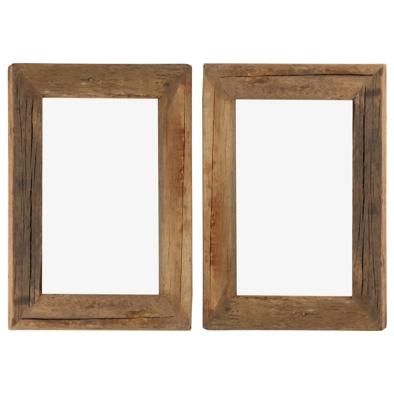 Load image into Gallery viewer, VidaXL Fotolijsten 2 st 30x40 cm massief gerecycled hout en glas