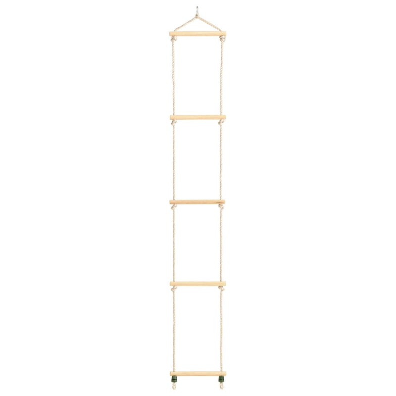 Load image into Gallery viewer, Vidaxl touwladder 30x168 cm massief hout en pe