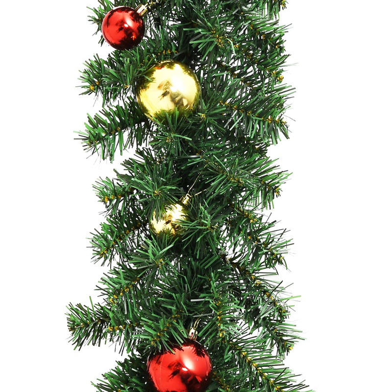 Load image into Gallery viewer, Vidaxl kerstslinger versierd met kerstballen 10 m