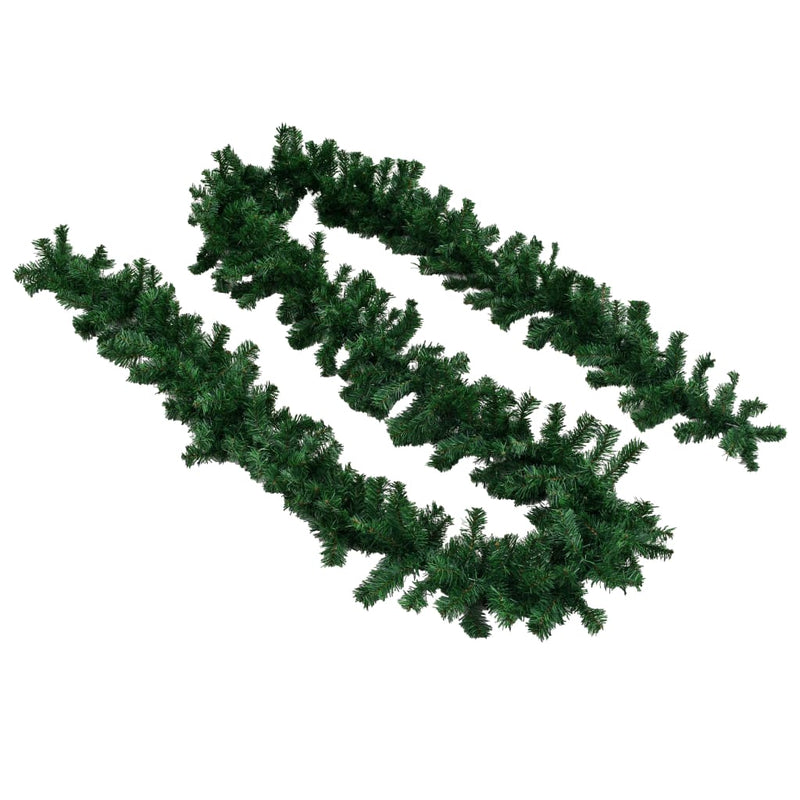 Load image into Gallery viewer, Vidaxl kerstslingers 4 st 270 cm pvc groen